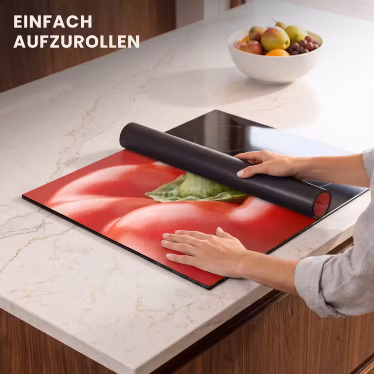 Herdabdeckplatte - Essen – Paprika – Rot — 7