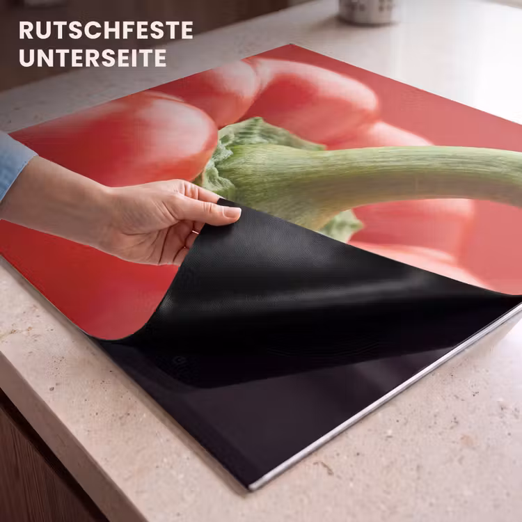 Herdabdeckplatte - Essen – Paprika – Rot — 9