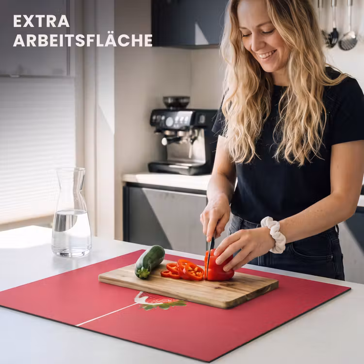 Herdabdeckplatte - Obst – Sahne – Modern — 4