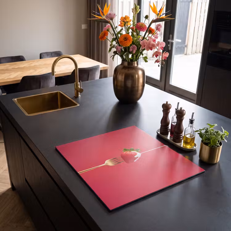 Herdabdeckplatte - Obst – Sahne – Modern — 5