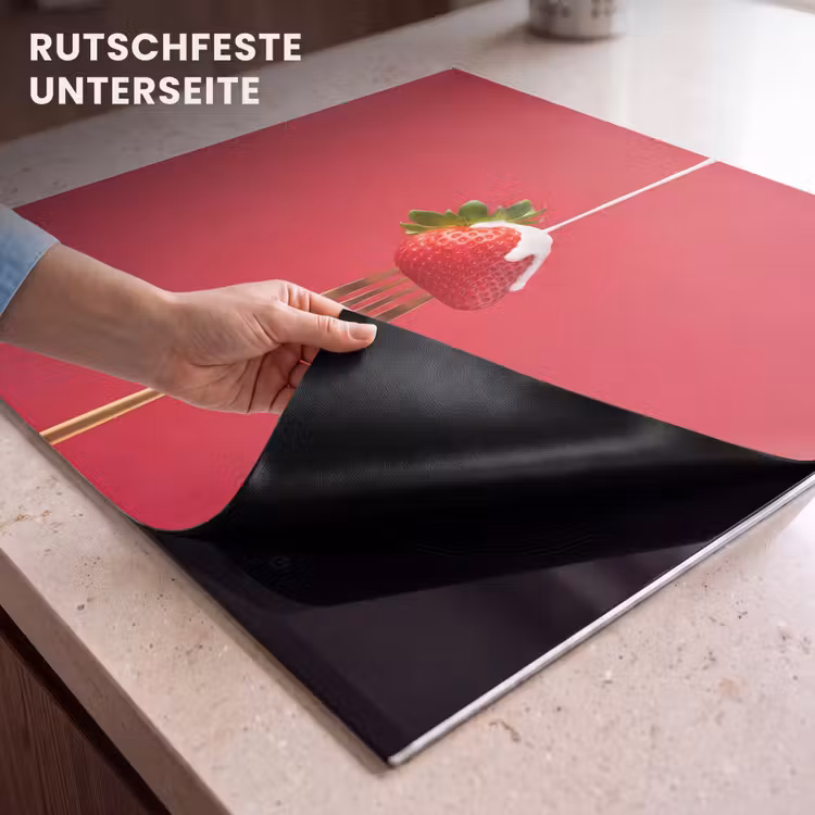 Herdabdeckplatte - Obst – Sahne – Modern — 9