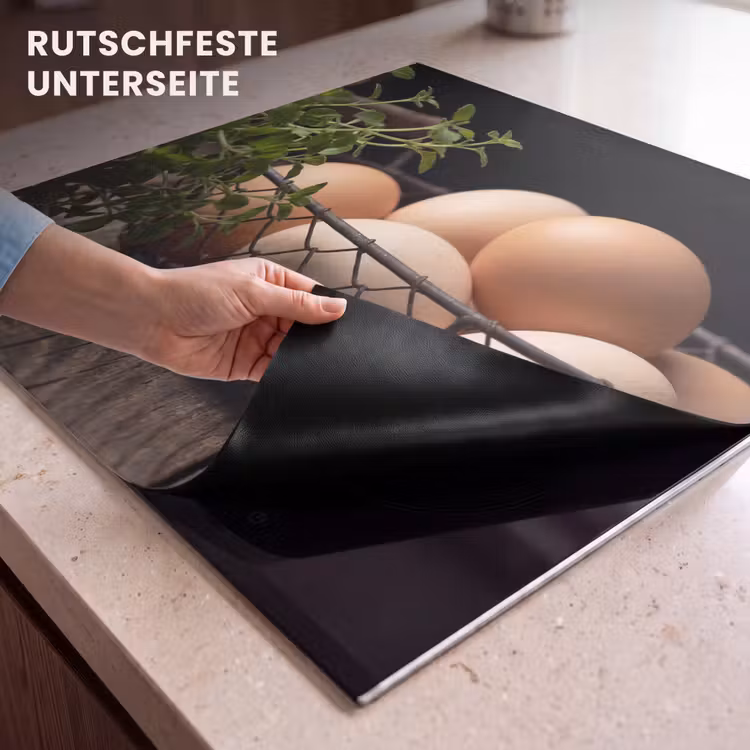 Herdabdeckplatte - Eier – Korb – Essen — 9