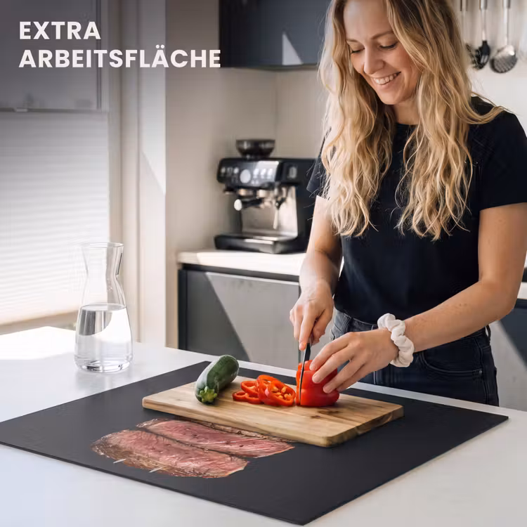 Herdabdeckplatte - Essen – Rosé – Gabel — 4