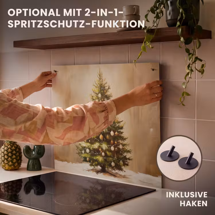 Herdabdeckplatte - Weihnachten - Atmosphäre - Grün — 10