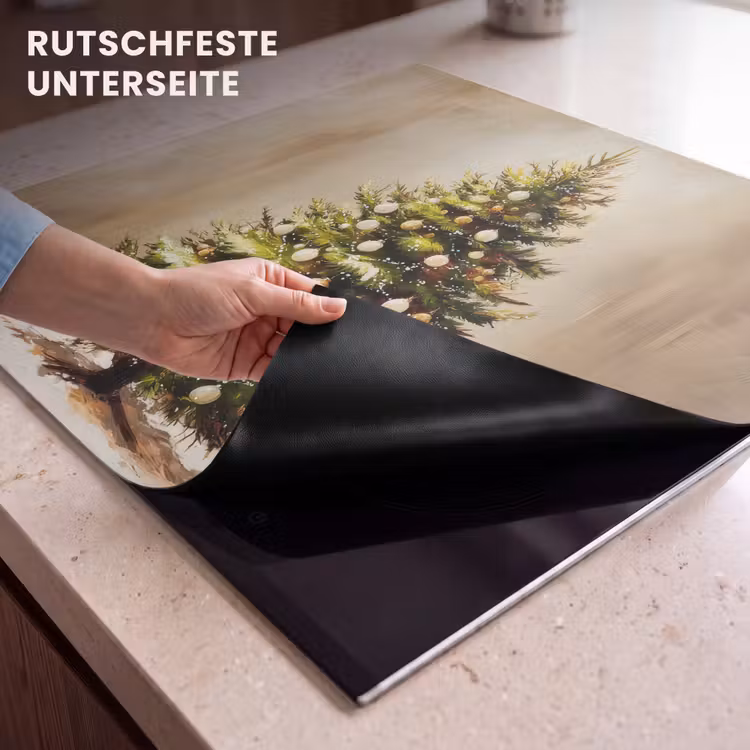 Herdabdeckplatte - Weihnachten - Atmosphäre - Grün — 9