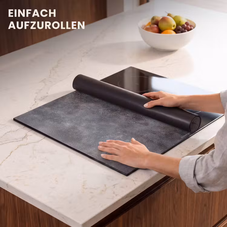 Herdabdeckplatte - Winter - Stechpalme - Weihnachten - Beton — 7