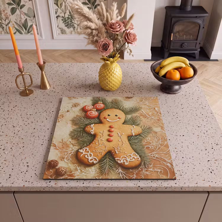 Herdabdeckplatte - Weihnachten - Plätzchen - Puppe - Spekulatius — 2