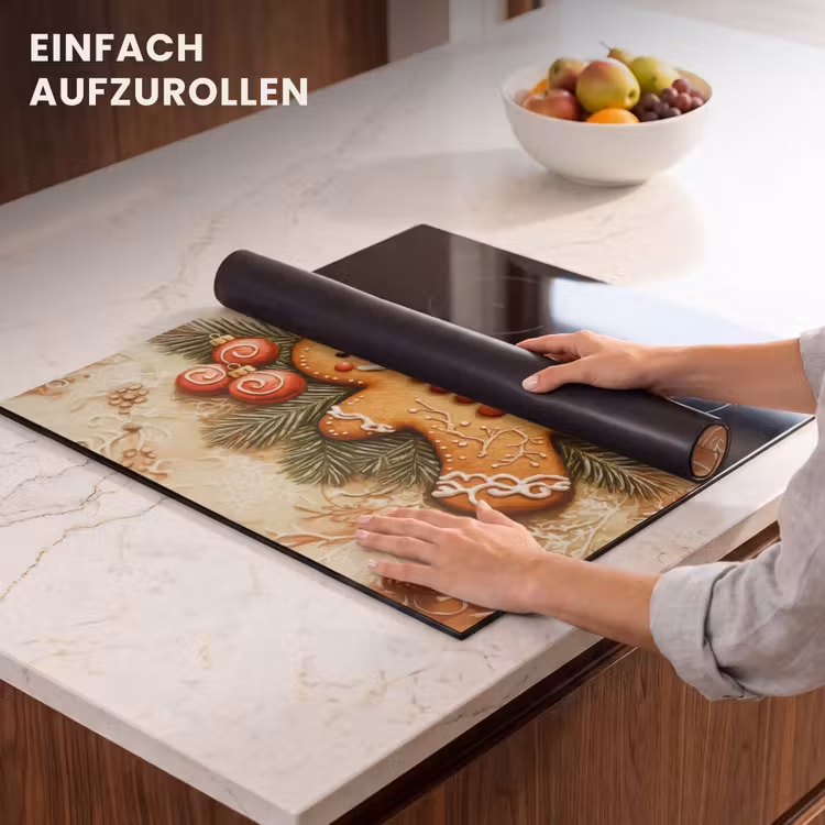Herdabdeckplatte - Weihnachten - Plätzchen - Puppe - Spekulatius — 7