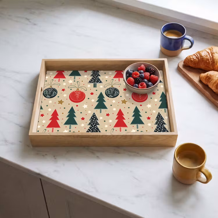 Tablett - Illustration - Weihnachten - Sterne — 4