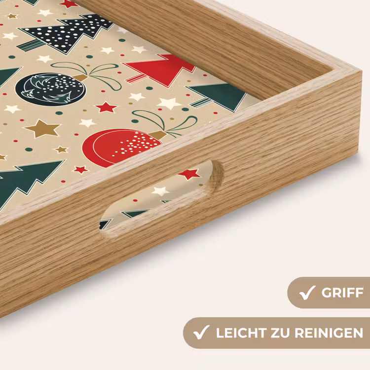 Tablett - Illustration - Weihnachten - Sterne — 5