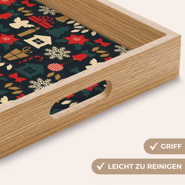 Tablett - Muster - Weihnachten - Symbole — 5