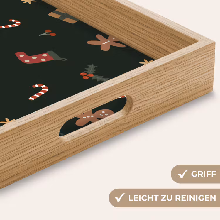 Tablett - Illustration - Figuren - Grün — 5