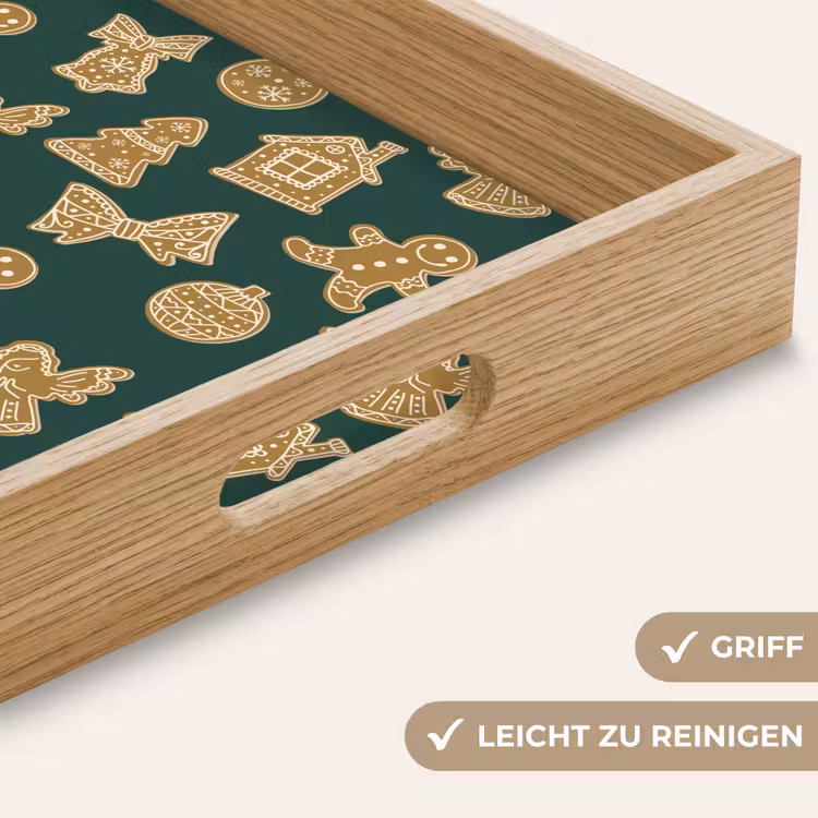 Tablett - Illustration - Kekse - Grün — 5