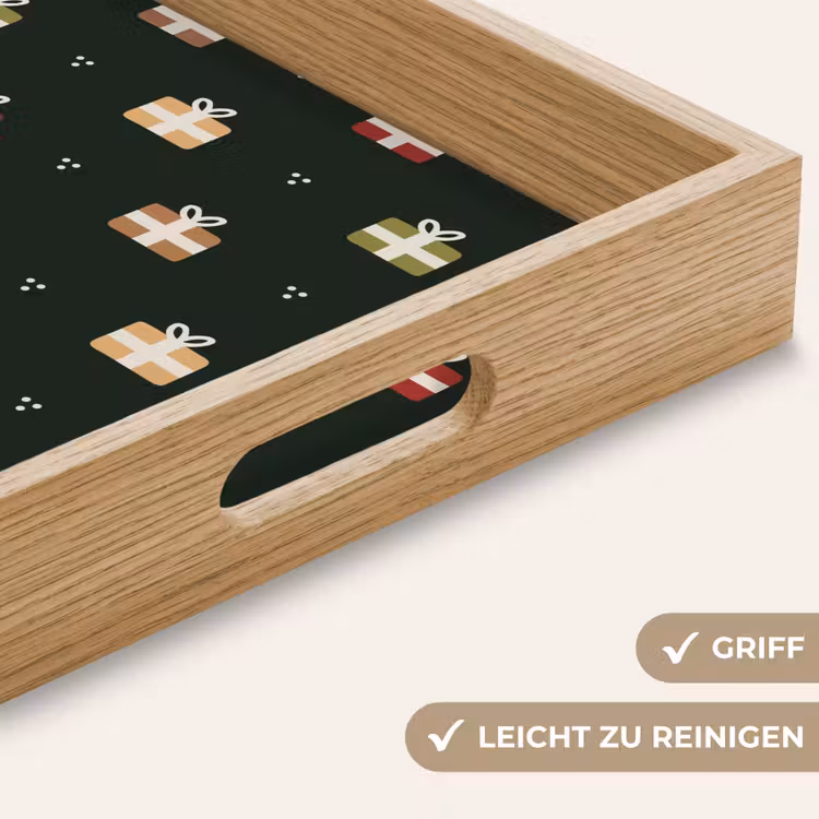 Tablett - Illustration - Geschenke - Grün — 5