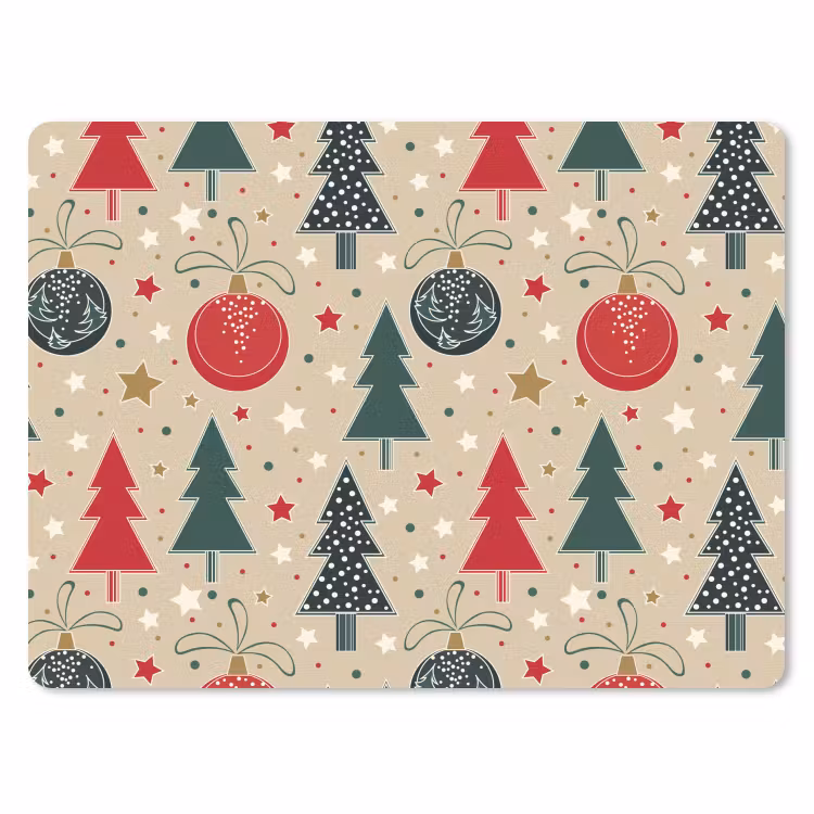 Mauspad - Illustration - Weihnachten - Sterne — 1