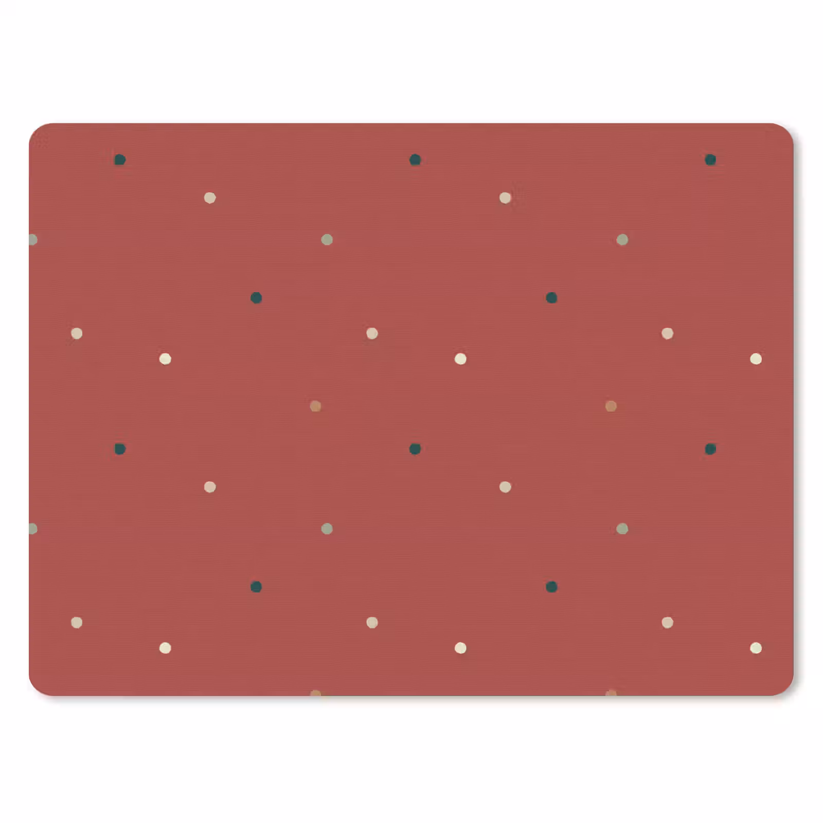 Mauspad - Muster - Punkte - Rot — 1