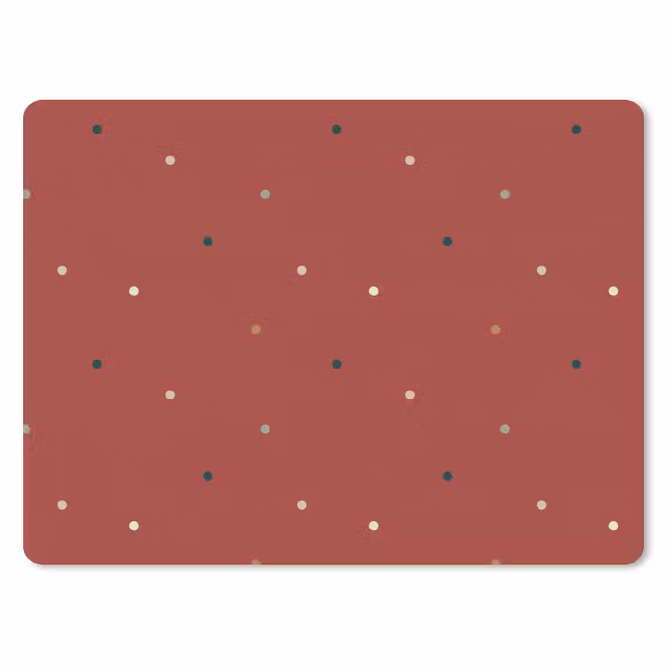 Mauspad - Muster - Punkte - Rot — 1