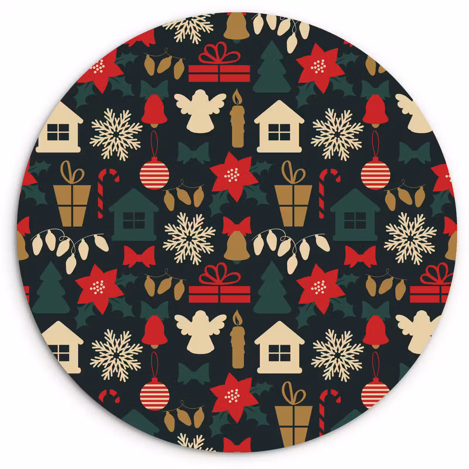 Forexbild Rund - Muster - Weihnachten - Symbole — 1