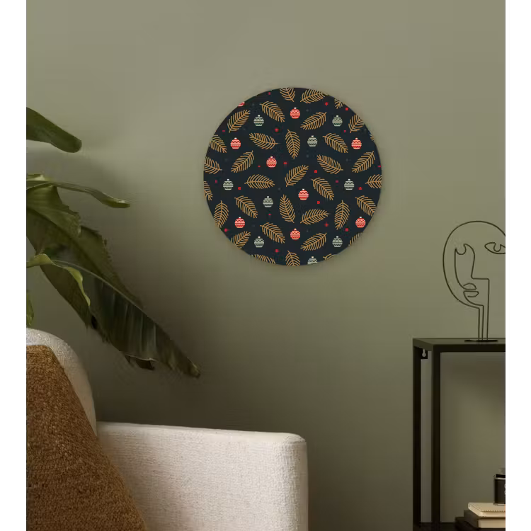Forexbild Rund - Muster - Weihnachten - Symbole - Grün — 3