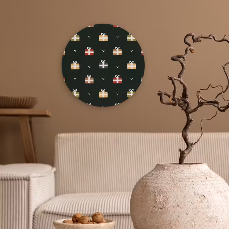 Forexbild Rund - Illustration - Geschenke - Grün — 2