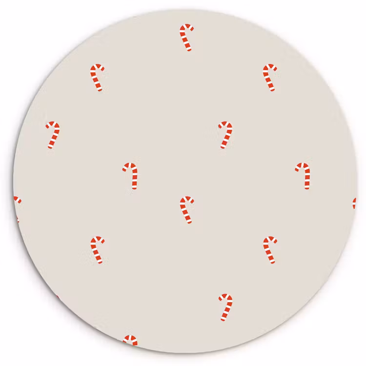 Forexbild Rund - Muster - Säurestäbchen - Beige — 1
