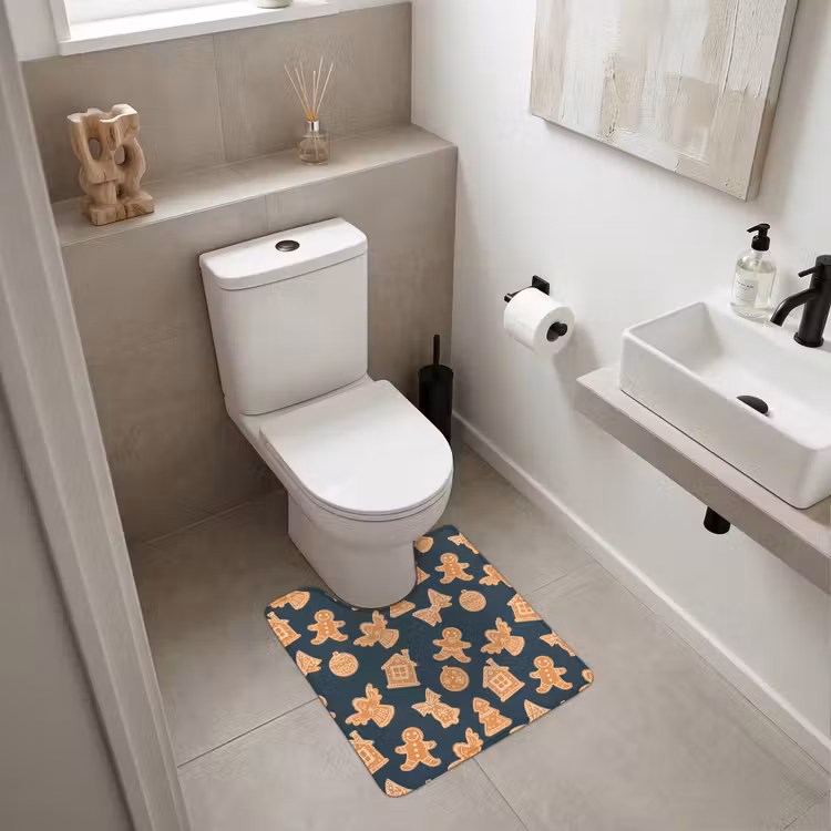WC Vorleger - Illustration - Kekse - Blau — 6