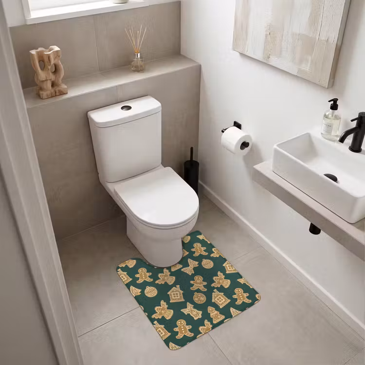 WC Vorleger - Illustration - Kekse - Grün — 6