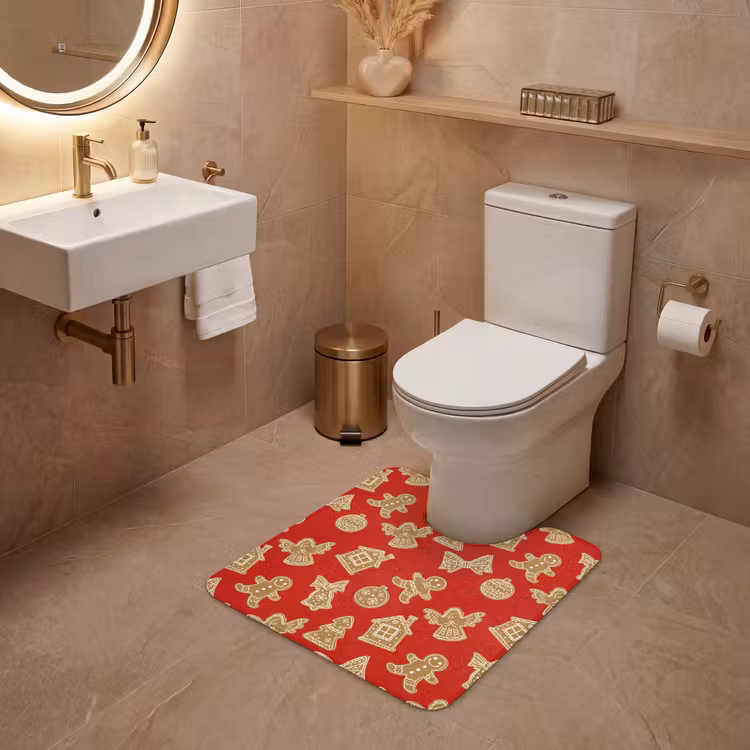 WC Vorleger - Illustration - Kekse - Rot — 4