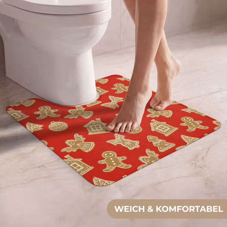WC Vorleger - Illustration - Kekse - Rot — 5