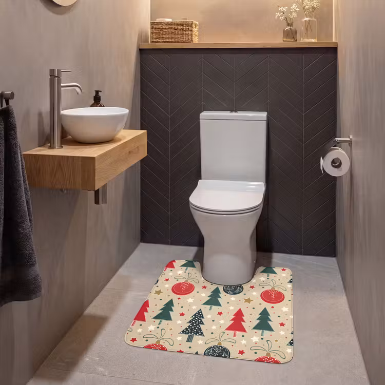 WC Vorleger - Illustration - Weihnachten - Sterne — 2