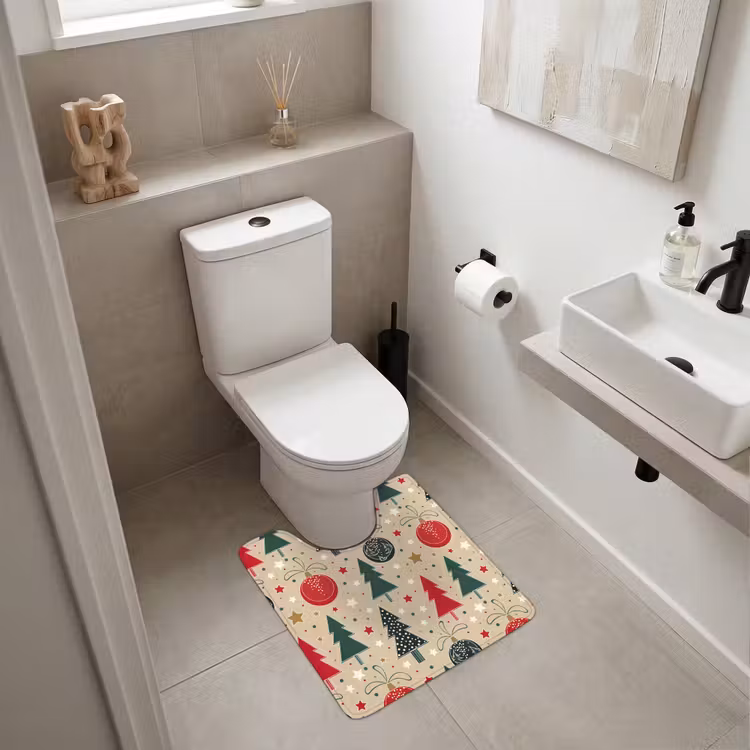 WC Vorleger - Illustration - Weihnachten - Sterne — 6