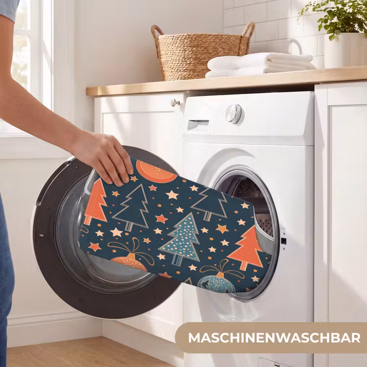 WC Vorleger - Illustration - Weihnachten - Symbole - Blau — 7