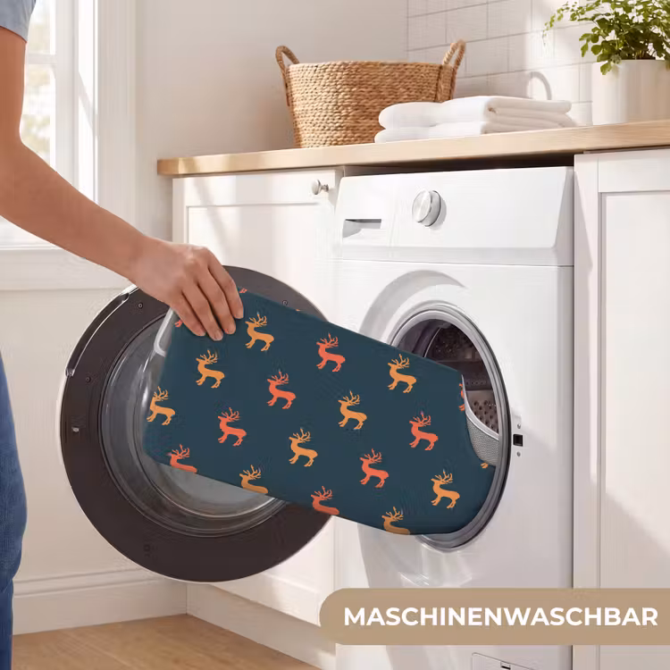 WC Vorleger - Muster - Hirsche - Blau — 7