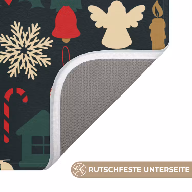 WC Vorleger - Muster - Weihnachten - Symbole — 3