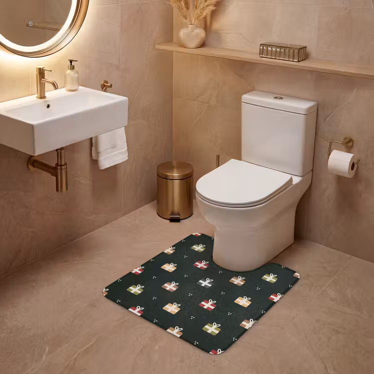 WC Vorleger - Illustration - Geschenke - Grün — 4