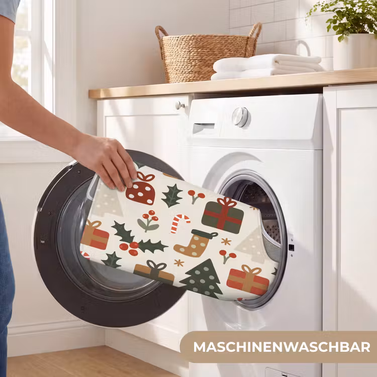 WC Vorleger - Illustration - Weihnachtsfiguren - Beige — 7