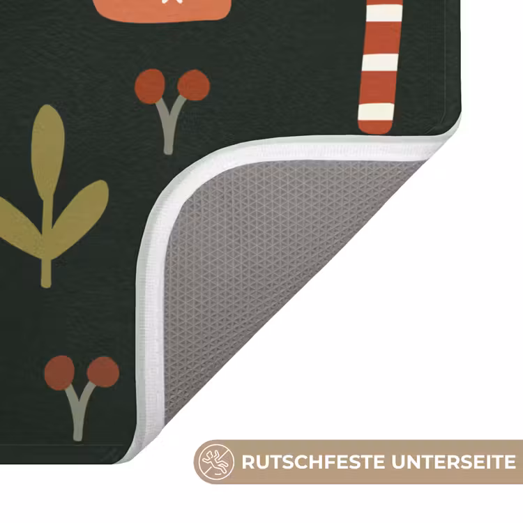 WC Vorleger - Illustration - Weihnachtsfiguren - Grün — 3