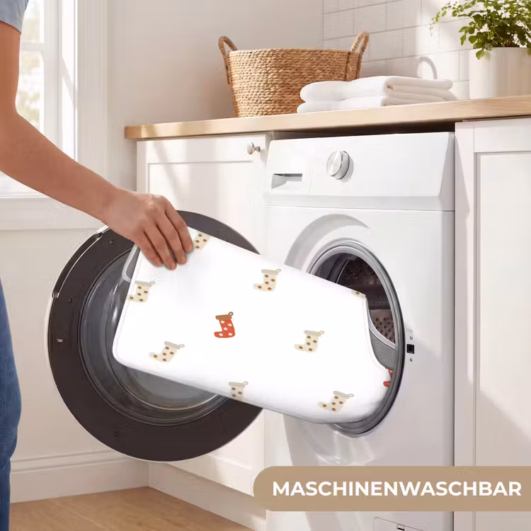 WC Vorleger - Illustration - Weihnachtssocken - Weiß — 7