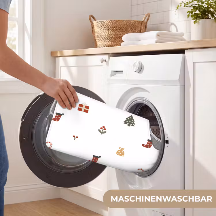 WC Vorleger - Illustration - Weihnachtssymbole - Weiß — 7
