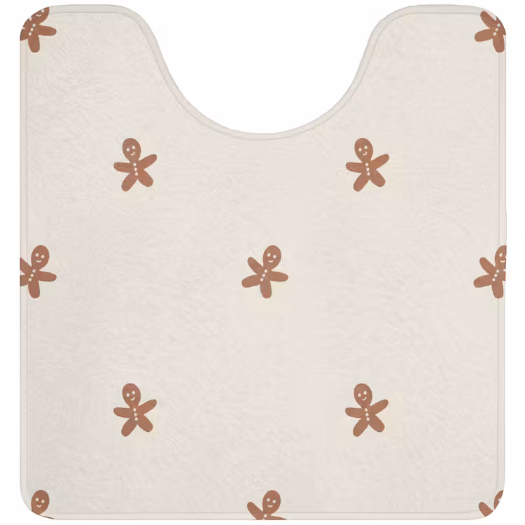 WC Vorleger - Muster - Kekse - Beige — 1
