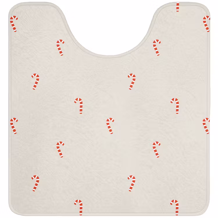 WC Vorleger - Muster - Säurestäbchen - Beige — 1