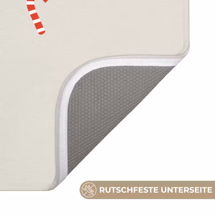 WC Vorleger - Muster - Säurestäbchen - Beige — 3
