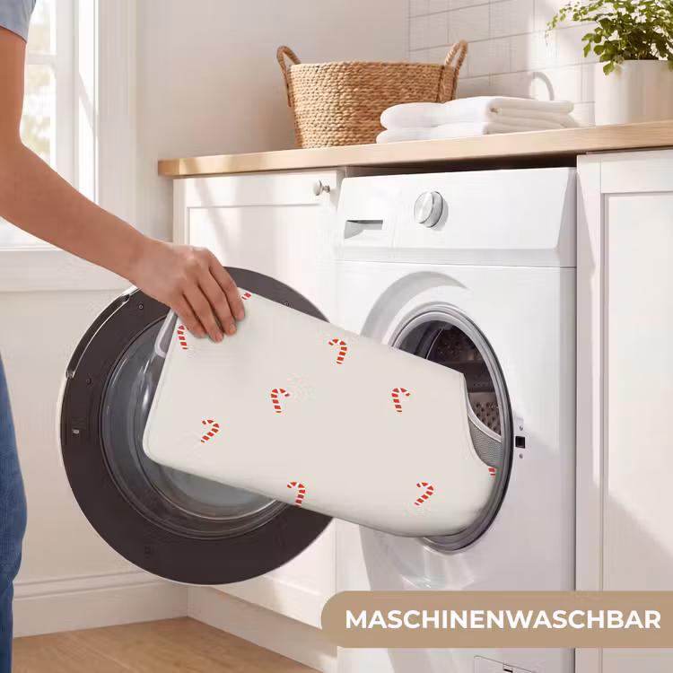 WC Vorleger - Muster - Säurestäbchen - Beige — 7