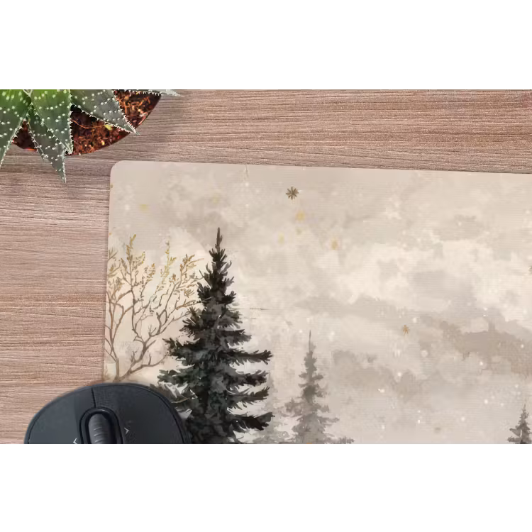 Mauspad - Wald - Hirsche - Winter - Schnee — 4