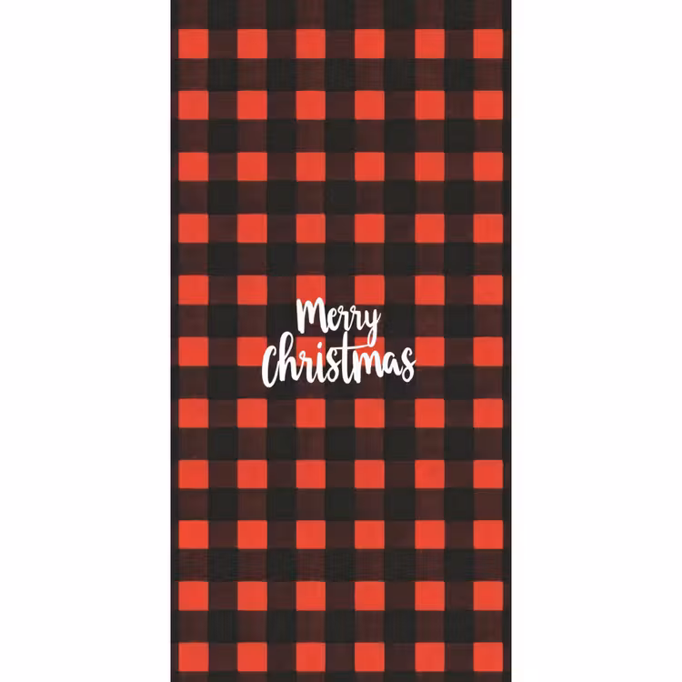 Tapete - Kariert - Rot - Text - Weihnachten — 2