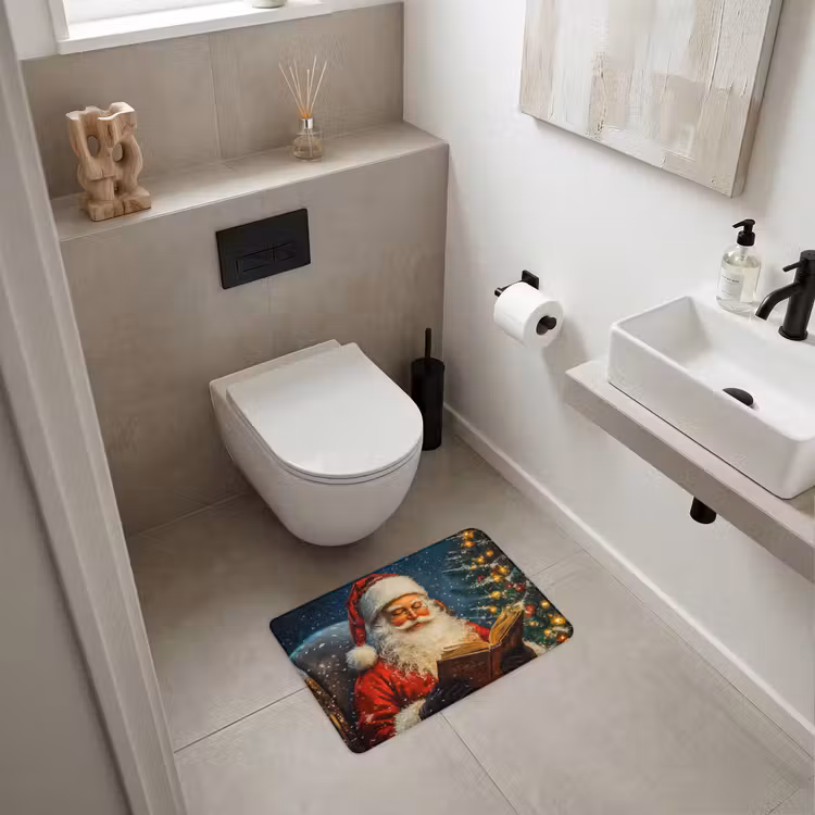 Badematte - Weihnachtsmann - Weihnachten - Winter - Weihnachtsbaum — 6