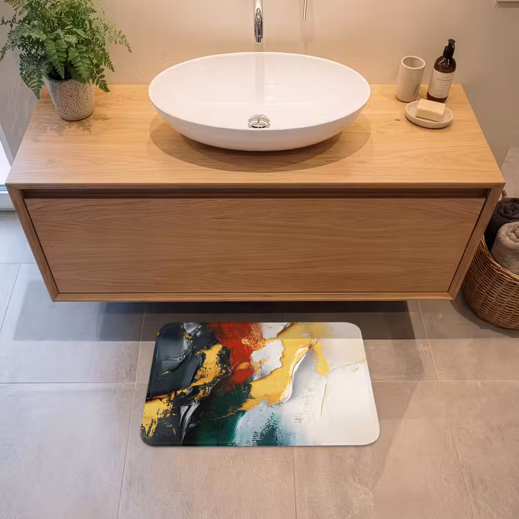 Badematte - Modern - Weihnachten - Abstrakt - Gold — 2