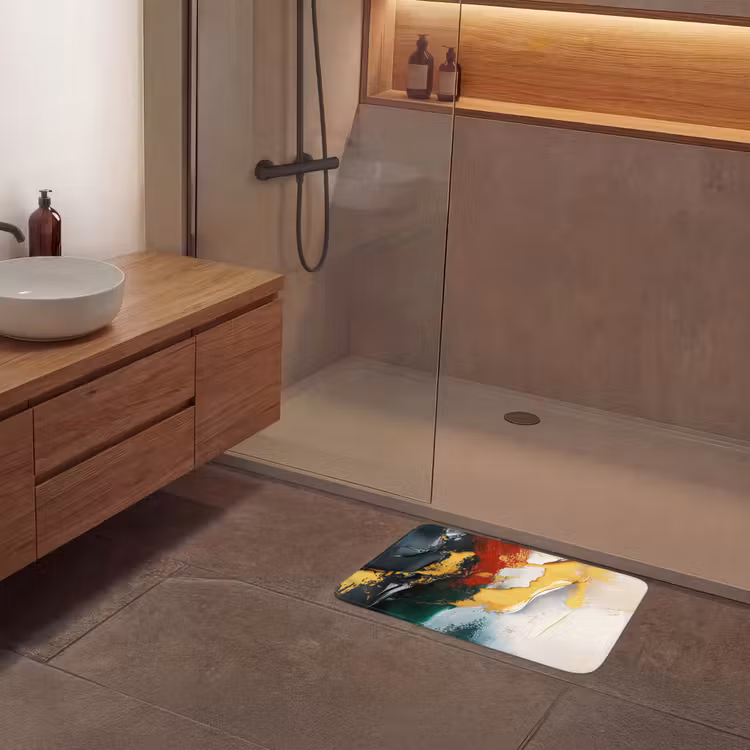 Badematte - Modern - Weihnachten - Abstrakt - Gold — 8