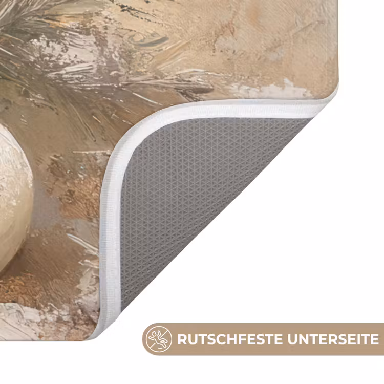 Badematte - Weihnachten - Kugeln - Beige - Gold — 3