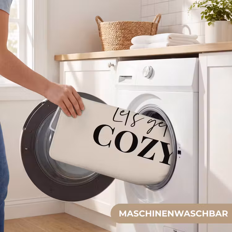 Badematte - Beige - Winter - Zitat - Gemütlich — 7